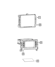 Genuine Mopar Multi Media Radio 68270679ZE