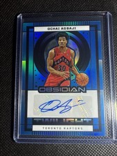 OCHAI AGBAJI 2024-25 OBSIDIAN TWILIGHT AUTOGRAPH BLUE FLOOD AUTO /30 RAPTORS