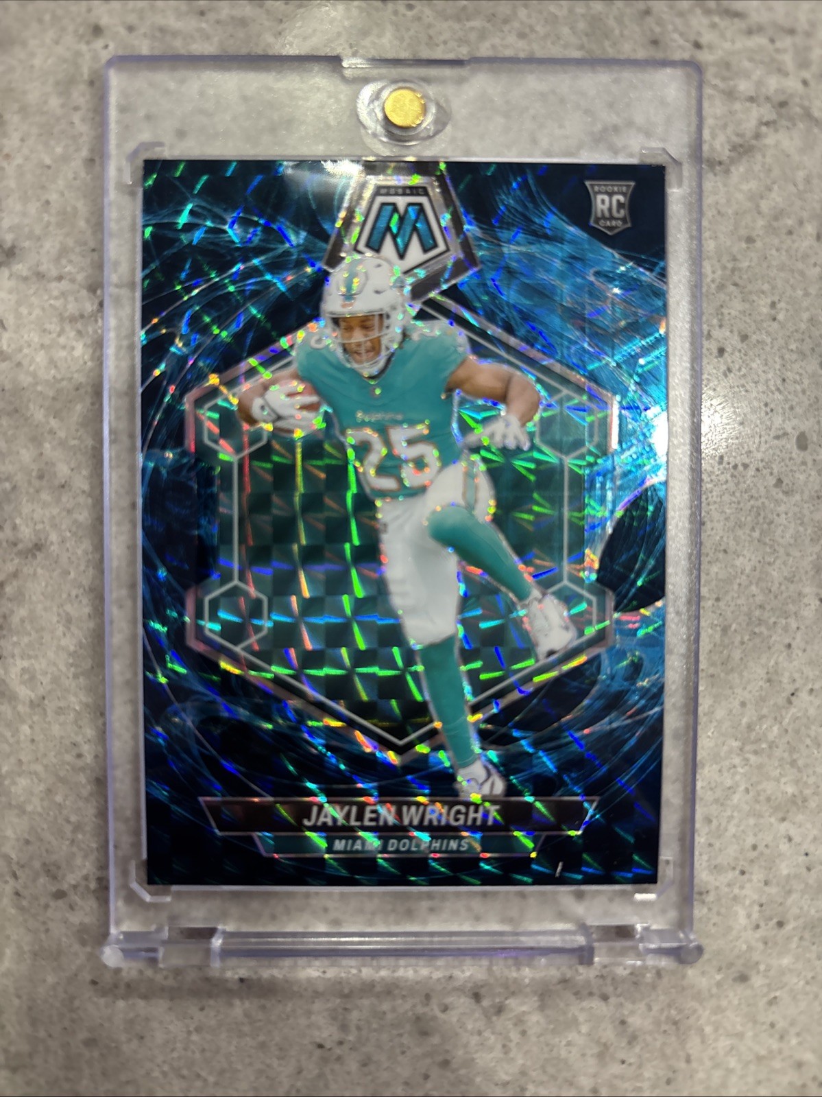 2024 Panini Mosaic - Rookies Jaylen Wright #383 Genesis Mosaic Prizm (RC)