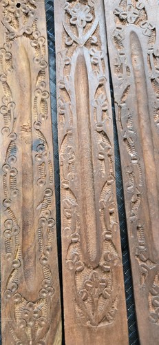 3 Floral Design 10" Wooden Incense Burner Holder Ash Catcher for incense sticks - Picture 2 of 7