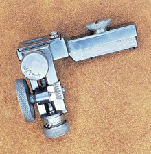 Vintage Redfield No. 75 Target Rear Sight With Disc And Rem 513 Base