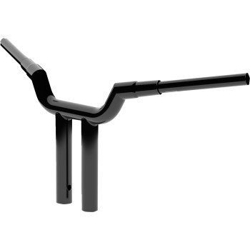 LA Choppers 1.5" Valley T-Bar Black 12" Rise Made in USA - Picture 3 of 3