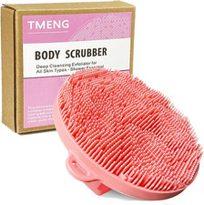 Silicone Body Scrubber Shower Brush for Exfoliating Skin Care Deep Cleansing