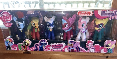 #ad Hasbro My Little Pony Power Ponies Exclusive Figure Set 2014 Age 3 G4 $85.74