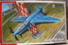 Bugatti 100 GORGEOUS French Twin engined single seat RACER Special Hobby 1/72