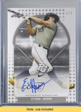 2018 Leaf Perfect Game National Showcase 1/1 Ethan Hearn #BA-EH1 Auto 3h9