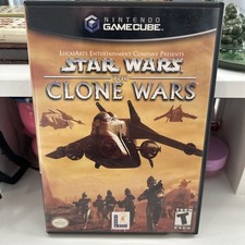 Star Wars: The Clone Wars (Nintendo GameCube, 2002) CIB w/Manual