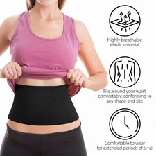Umbilical Hernia Belt for Men  Women/Abdominal Support Binder with pad