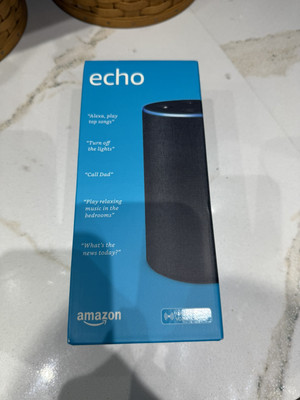 Amazon Echo (2nd Generation) Smart Assistant - Charcoal Fabric