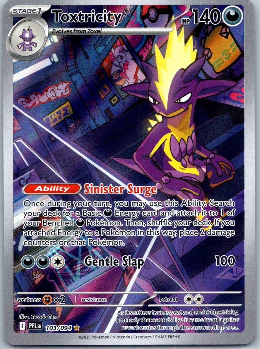 Toxtricity 103/094 Phantasmal Flames Illustration Rare NM | eBay