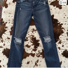 7 for all mankind Skinny Boyfriend Distressed...