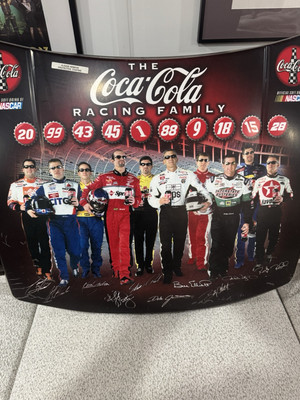 Coca Cola NASCAR 1/4 Hood, Will In Plastic Wrap