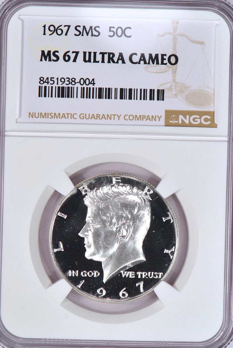 MS 67 Graded 1967 Kennedy US Half Dollars (1964-Now) for sale | eBay