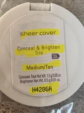 sheer cover Conceal & Brighten Trio Medium /Tan H4286A
