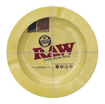 RAW Metal Aschenbecher | Classic Metall Ashtray Rund | Original RAW Smoking Zub