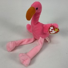 Ty Beanie Baby PINKY The Flamingo w/ Tag 4072 DOB:2/13/1995 Retired