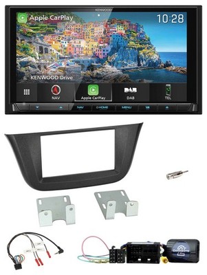 Kenwood Bluetooth Lenkrad 2DIN USB TMC DAB Navigation für Iveco Daily 2020-2026