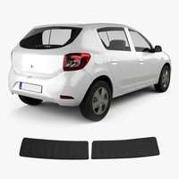 Schwarz Ladekantenschutz FüR Dacia Sandero 2012-2018 Kunststoff ABS Abkantung