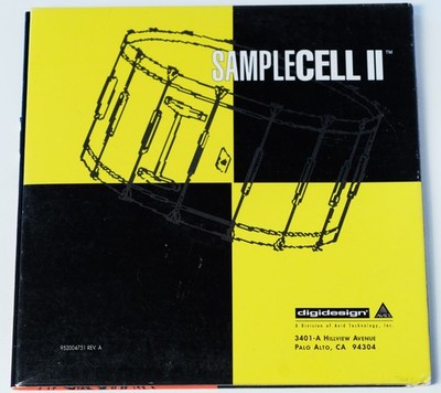 Digidesign SampleCell II Libraries 1 & 2 cd-roms Big Fish Audio Sampling Library