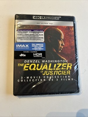 THE EQUALIZER - 3-MOVIE COLLECTION - 4K ULTRA HD - BRAND NEW -