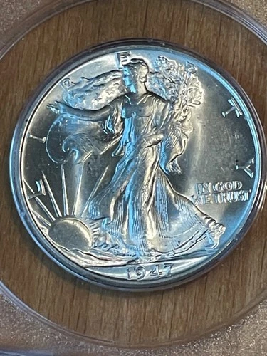1947 MS63 Walking Liberty Half Dollar PCGS RATTLER -Free Shipping