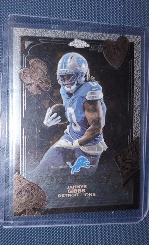 2025 Topps Chrome Jahmyr Gibbs Base (RAW)