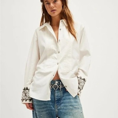 NEW! Free People All the Shine Shirt, small
