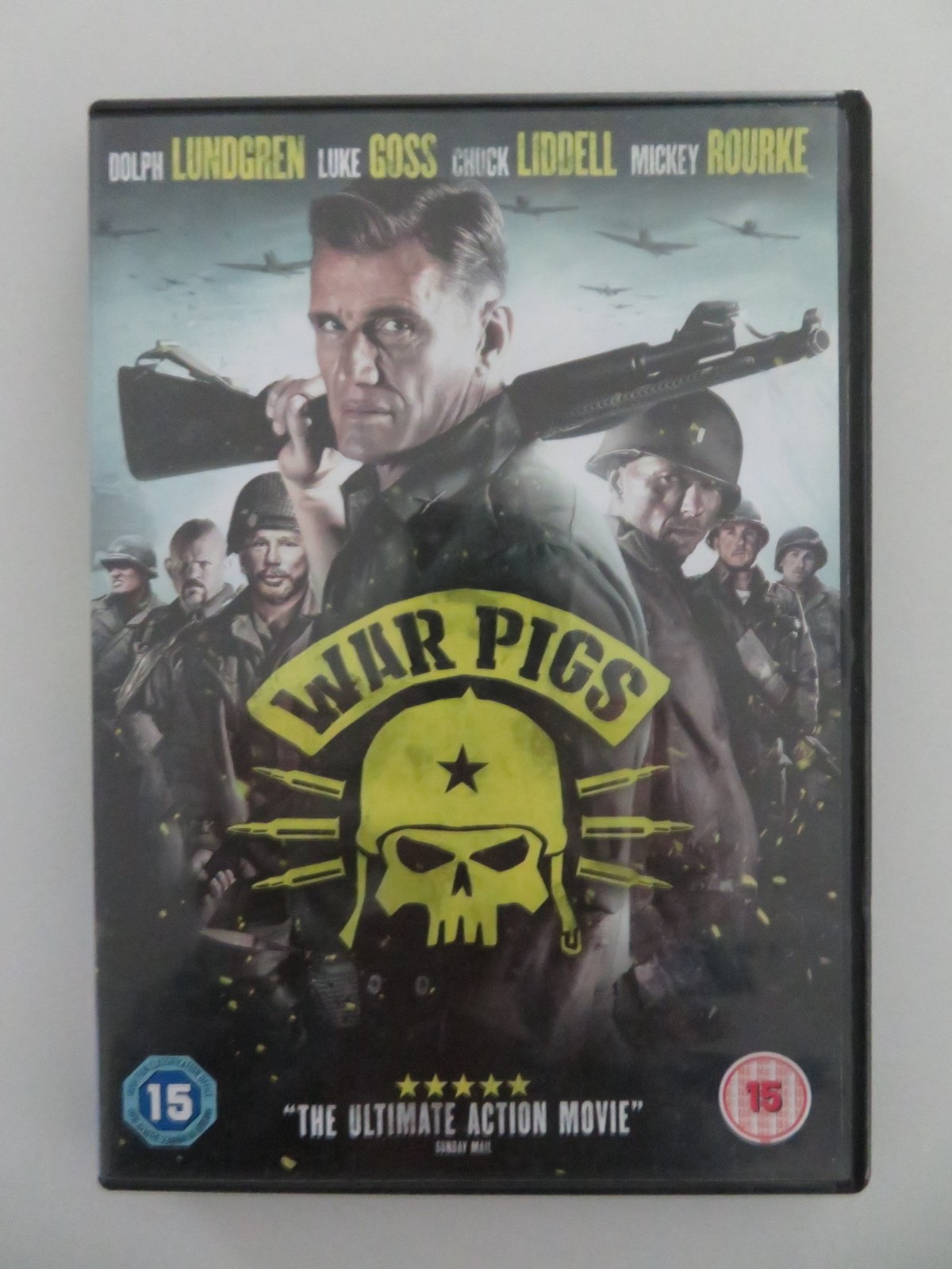 WAR PIGS (DVD) DOLPH LUNDGREN LUKE GOSS 2015 REGION 2