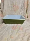 Vintage Pyrex Verde Avocado Olive Green 1.5 QT Refrigerator Dish