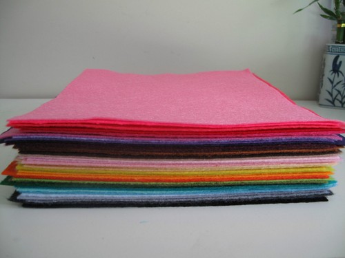40 Colours Felt Square Pack – approx 22cm x 22cm each - 1mm thick - Art & Craft - Picture 6 of 6