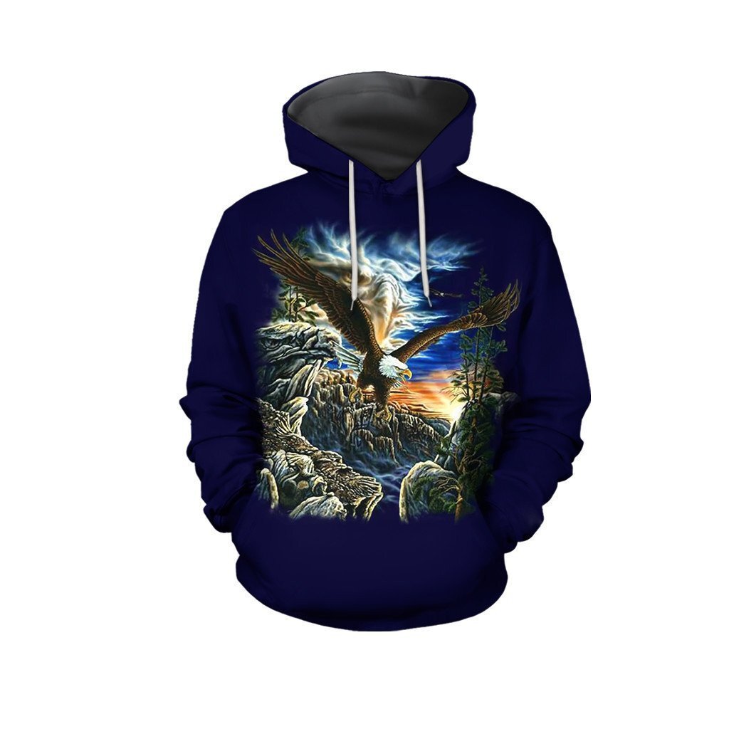 Eagle Clothes 3D printed hoodie, perfect fashion for you as a gift loved ones