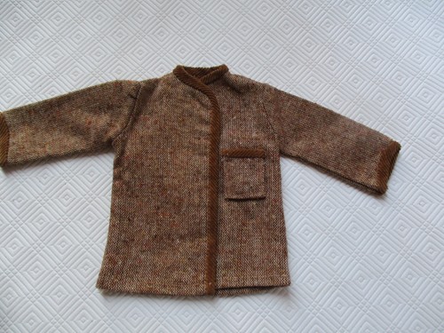 Veste En Fourrure Marron Pour Poupée Cathie Cathy Bella
