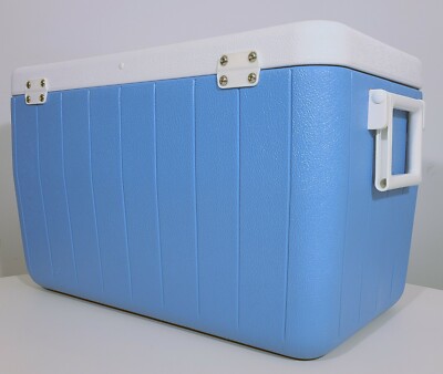 VINTAGE COLEMAN COOLER RETRO BLUE 1979 POLYLITE MODEL 5286 LARGE w