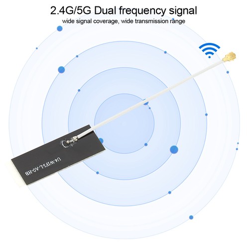Antenne WIFI intégrée 5 pièces 2,4G/5G pour interface IPEX1 carte WIFI sans fil - Photo 5/12