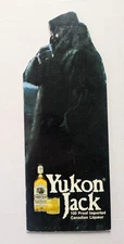 Vintage Promotional cutout for Yukon Jack Canadian Whiskey  -  drink menu