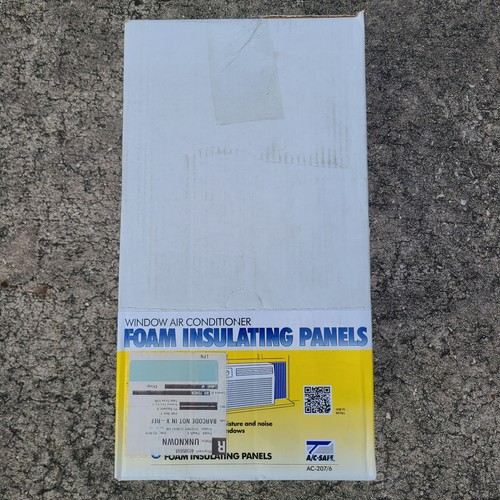 Lot of 6 - A/C Safe Window Air Conditioner Foam Side Insulating Panels AC-207 - Picture 4 of 4
