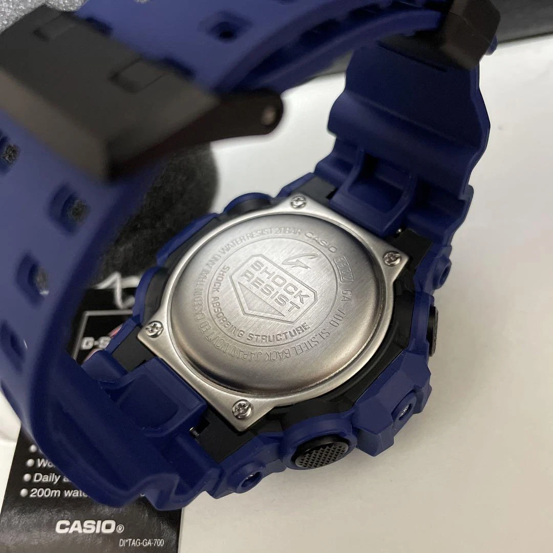 CASIO G-SHOCK GA-700-2A Blue Mens Watch Used 3m11039 | eBay