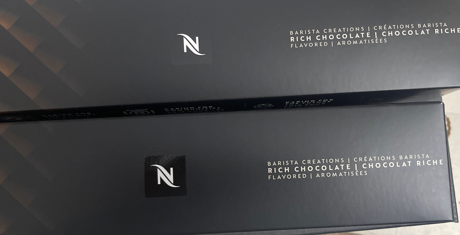 3x Nespresso Vertuo Rich Chocolate Coffee Capsules Pods Freeshipping