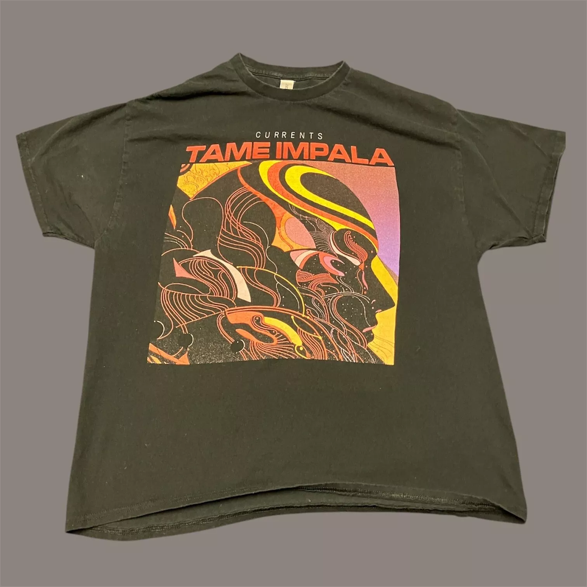 Tame Impala Currents Album Military Green T Shirt Full Size S-5XL