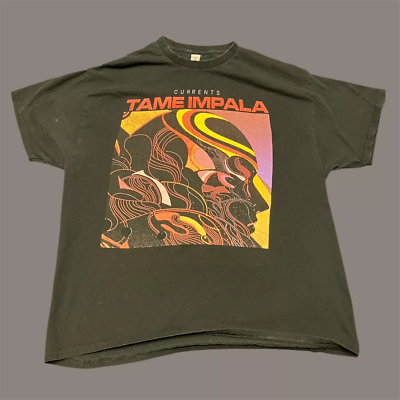 Tame Impala Currents Album Military Green T Shirt Full Size S-5XL