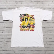 Vintage Y2K Mac Dre I Ride The Yellow Bus Rap Tshirt Shirt Bay Area Thizz
