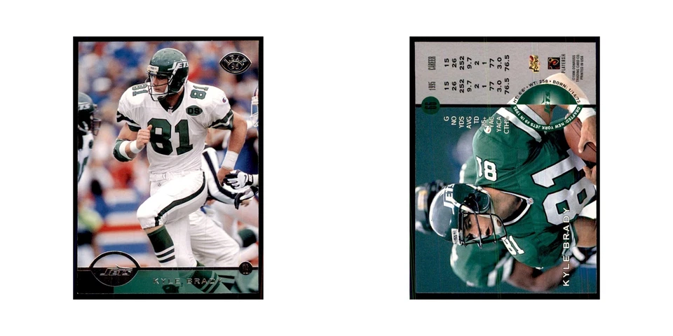 1996 Leaf Kyle Brady Jets #66 - Image 3 of 3