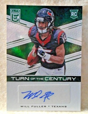 2016 Will Fuller Donruss Elite TOTC Green Foil Rookie AUTO.....Texans / Dolphins