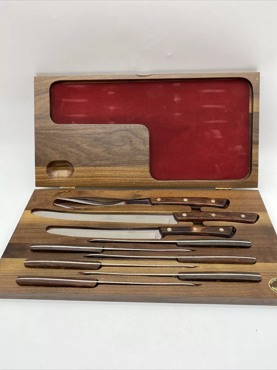 Churrasco BBQ 8 PC Carving Set with Carry Case