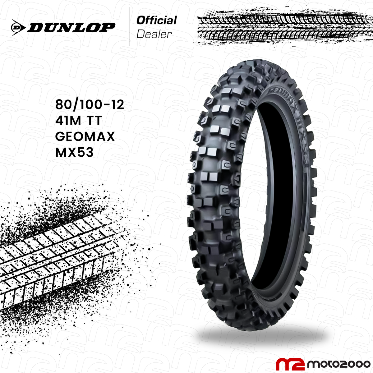 Bridgestone Motocross M404 80/100 -12 41M Prezzo Per Pneumatici