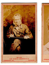 Artist Edwin Landseer CDV / London Stereoscopic & Photographic Company