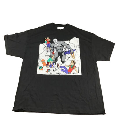 Goliath Shirt Adult 3XL Black Lightweight Short Sleeves Graphic Tee NWT