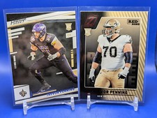 Trevor Penning 2 Rookie Card 2022 Panini Zenith SP Red + Prestige #380 Saints RC