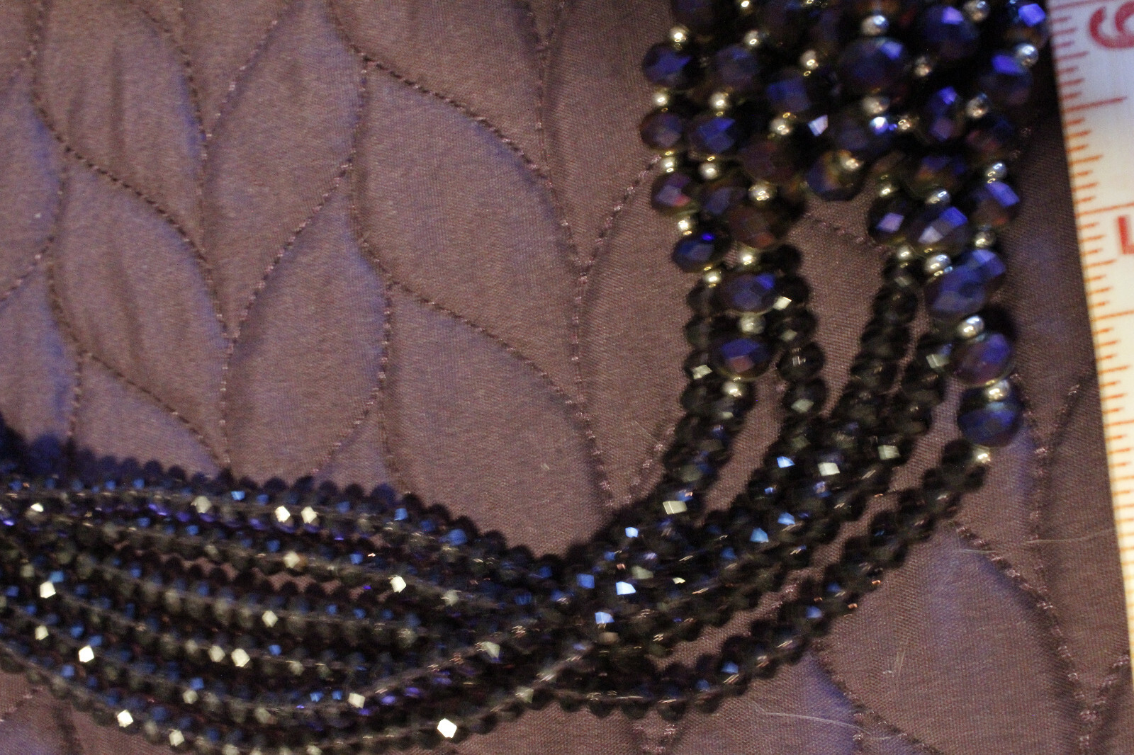 multi-strand adjustable statement necklace - image 7