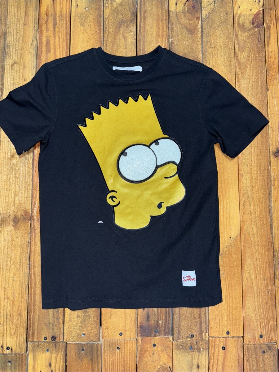 the simpons 20th century Bart Simpson Big Face t-shirt size